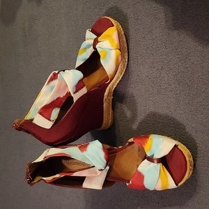 💙RARE MEXICO ANDREA WEDGES